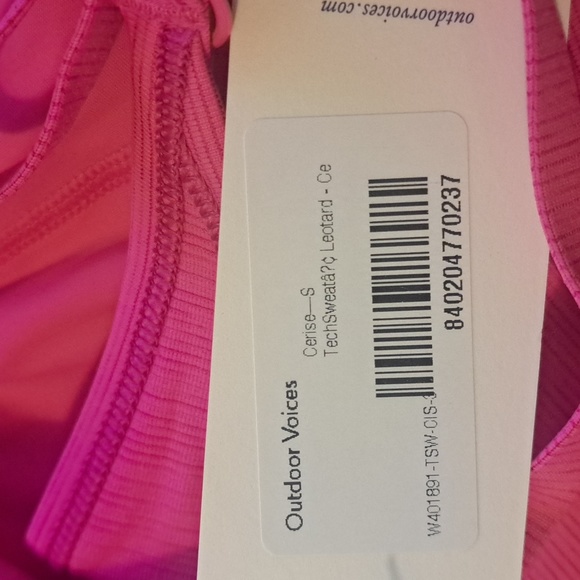 OUTDOOR VOICES BODY SUIT  S - Picture 8 of 12